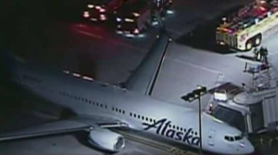 White powder blown through vents on flight