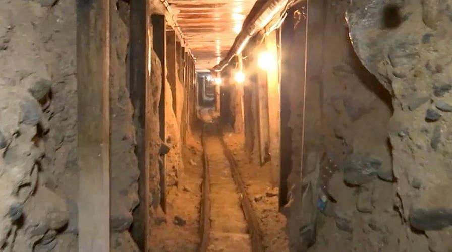 Unfilled border tunnels posing a security risk