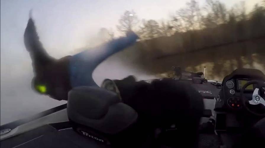 Speeding boat's steering failure throws fishermen overboard