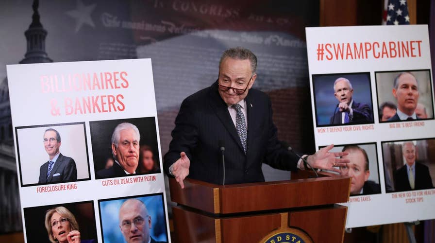 Democrats accused of stalling Trump's Cabinet picks