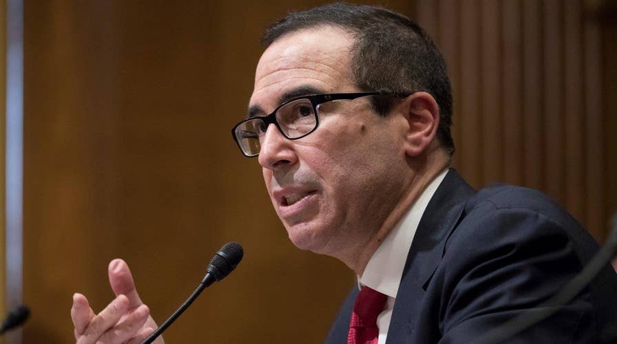 Sparks fly after valium remark at Mnuchin hearing