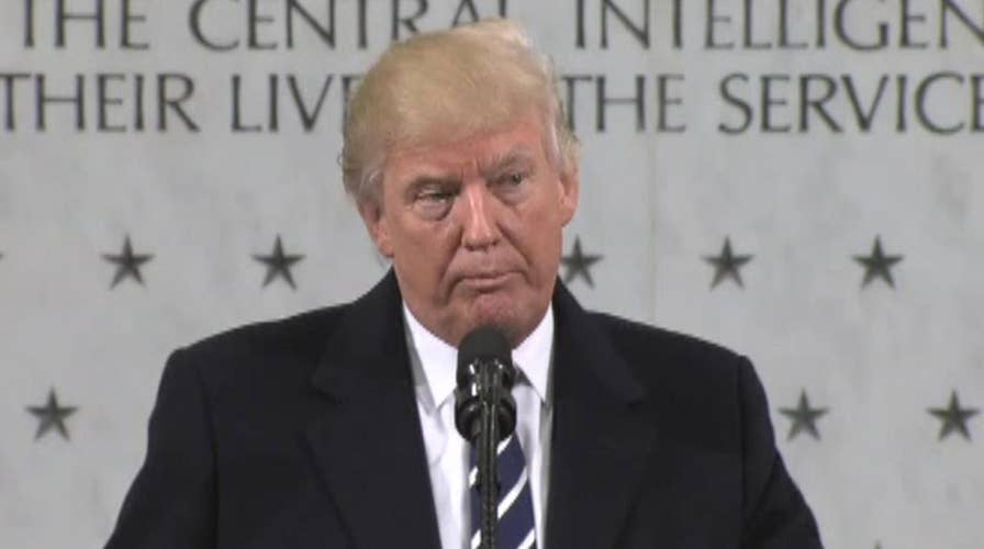 President Trump to CIA: I am so behind you