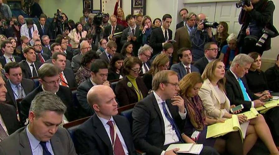 WH press secretary makes a plea for the media to be fair