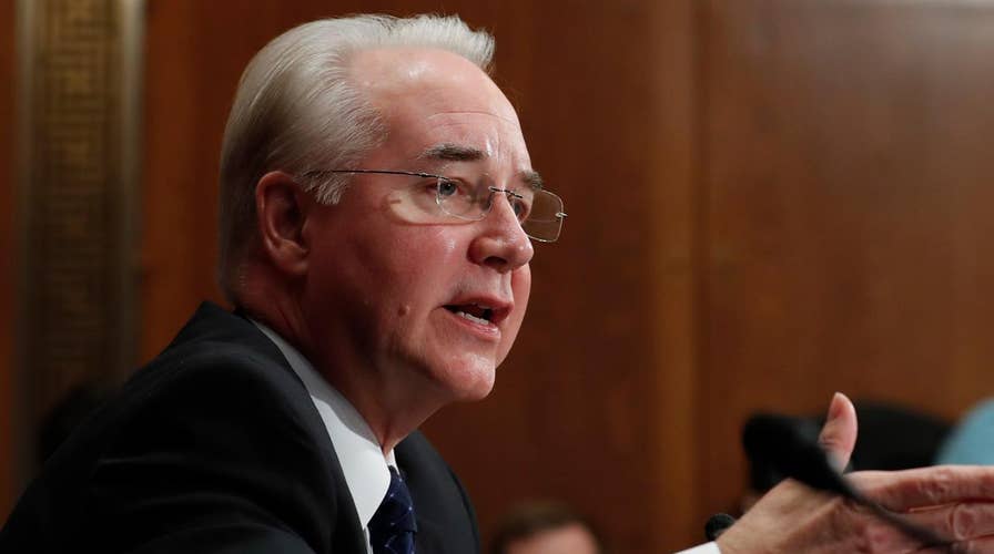 Battle on Capitol Hill over HHS nominee Tom Price