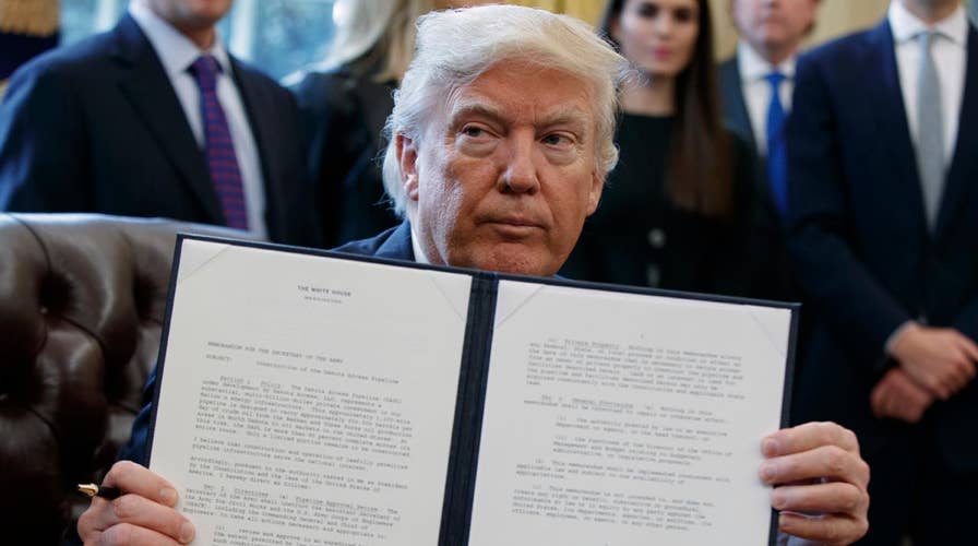 President Trump signs executive order on pipelines