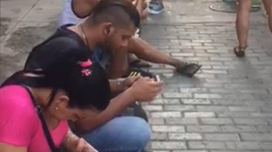 Cubans starving for connection in Havana