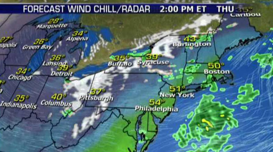 National forecast for Thursday, January 26