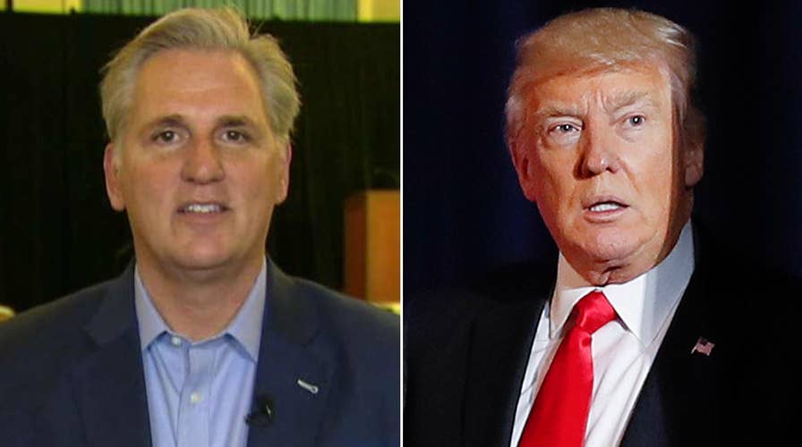 Rep. Kevin McCarthy: Trump is going to push us and drive us