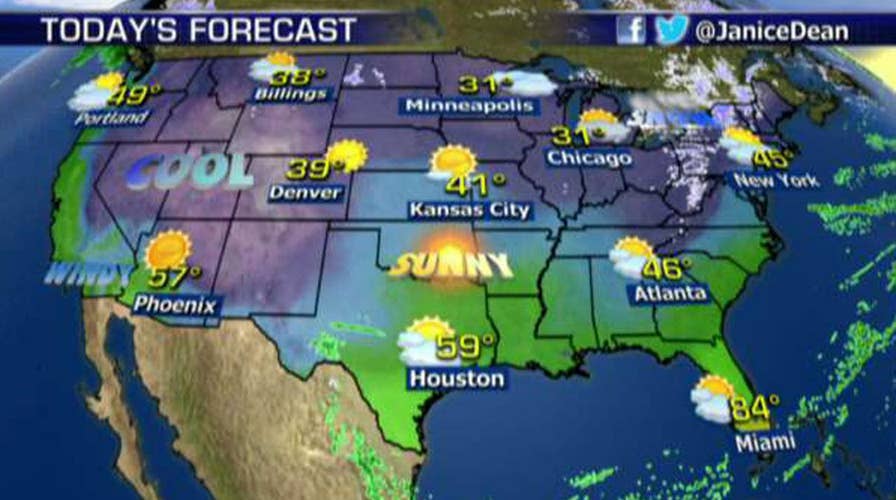 National forecast for Friday, January 27
