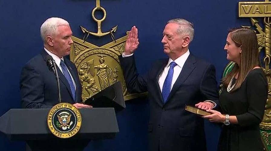 Ceremonial swearing in of Defense Secretary James Mattis