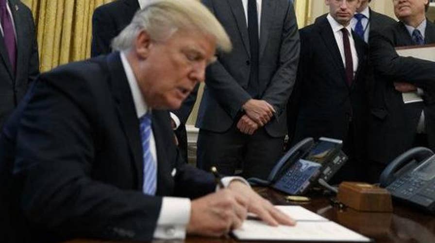 President Trump puts a freeze on federal hiring