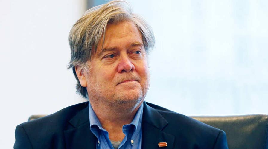 Bannon urges press to shut up