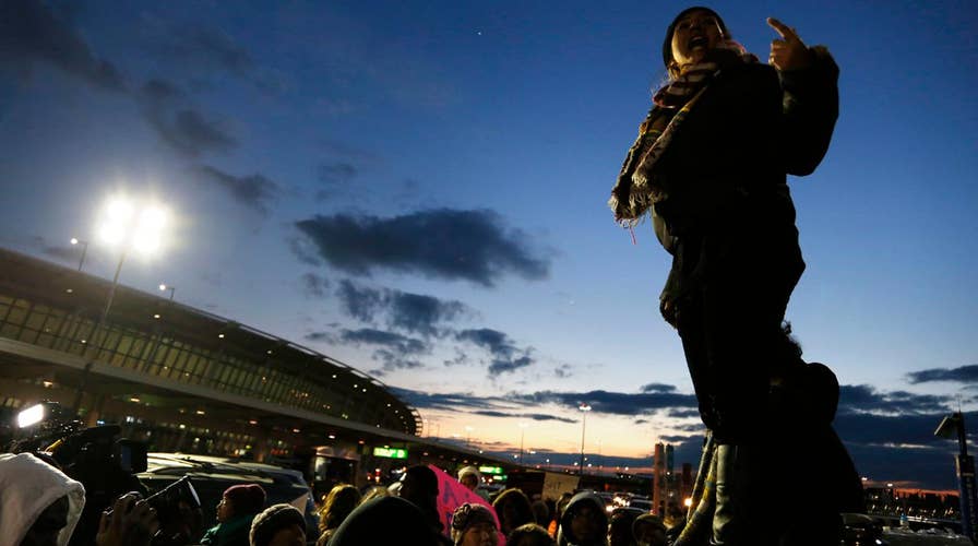 Trump protesters opposed to issues or the issuer-in-chief?