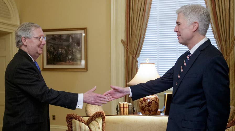 Gorsuch to meet with Senate Majority Leader McConnell