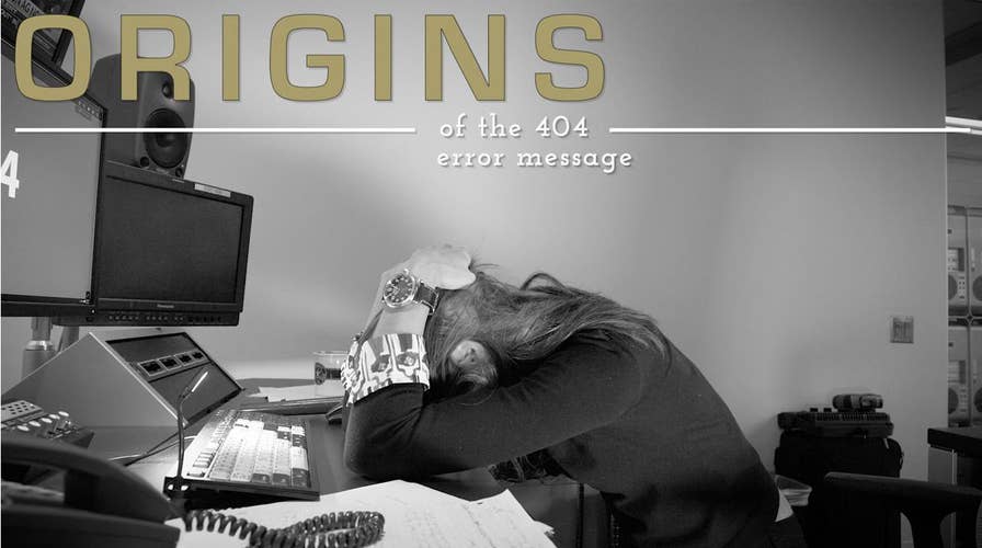 Where did the 404 error message originate?