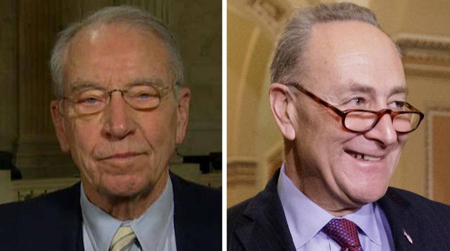 Grassley points finger at Schumer for Dem 'obstructionism'