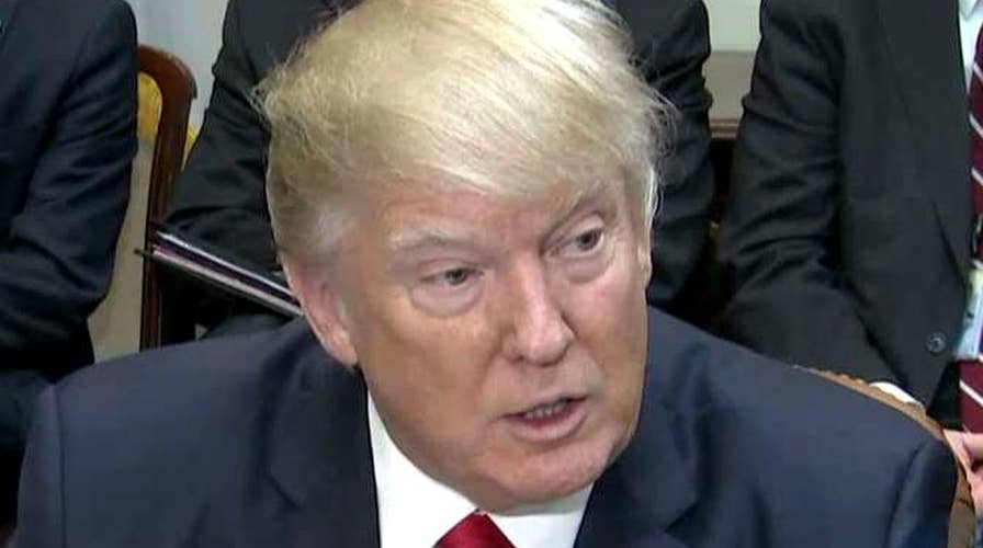 President Trump: NAFTA's a catastrophe, needs an extra 'F'