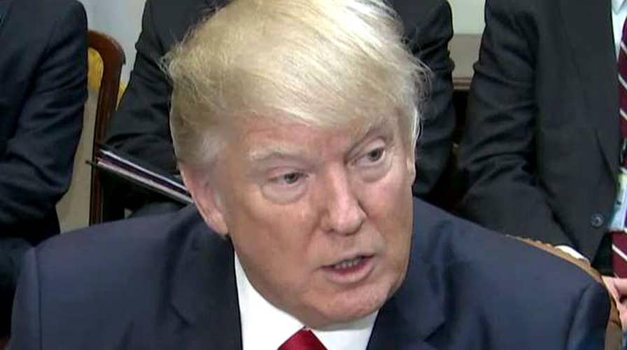 President Trump: NAFTA's a catastrophe, needs an extra 'F'
