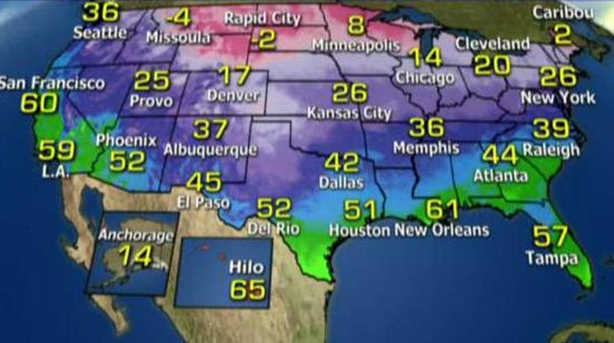 National forecast for Friday, February 3