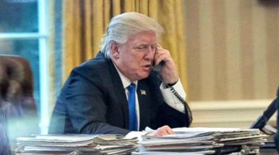 Press runs leaked Trump calls