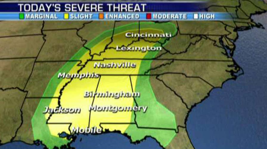 National forecast for Tuesday, February 7