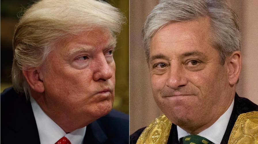 UK Speaker Bercow doesn't want Trump to address parliament