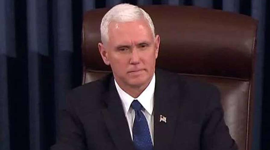 Vice President Pence casts tie-breaking vote for Betsy DeVos