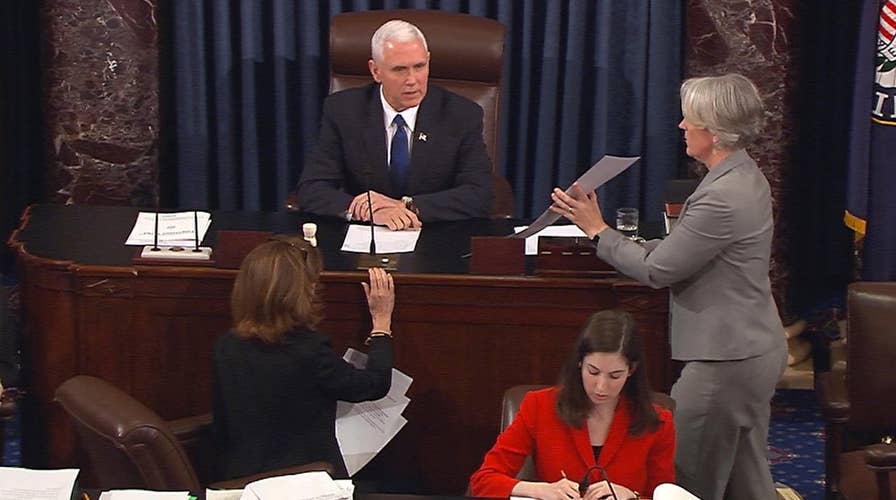 Pence casts historic tie-breaking vote to confirm DeVos