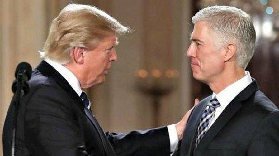 Gorsuch 'disheartened' by Trump's comments on judges