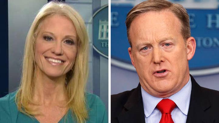 Kellyanne Conway addresses rumors about Sean Spicer's job