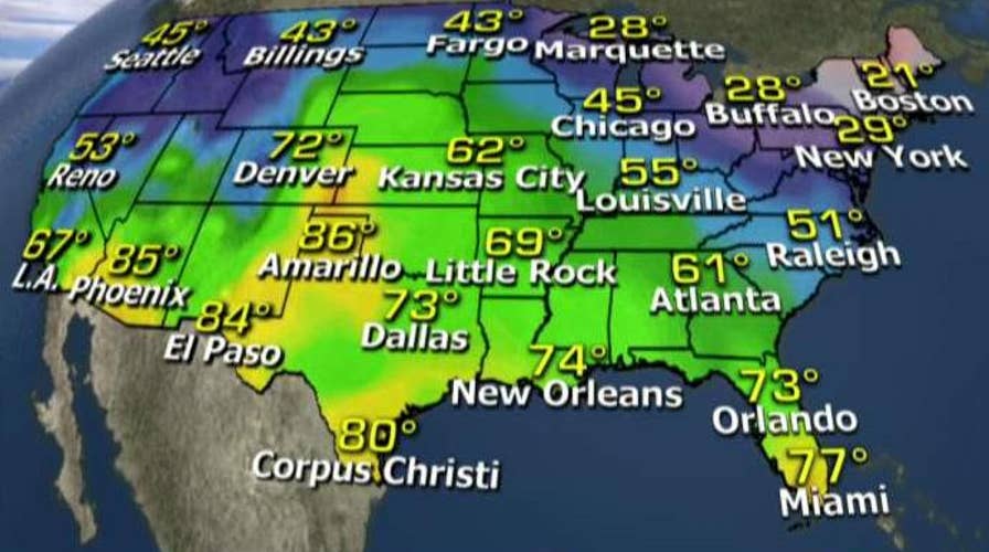 National forecast for Friday, February 10