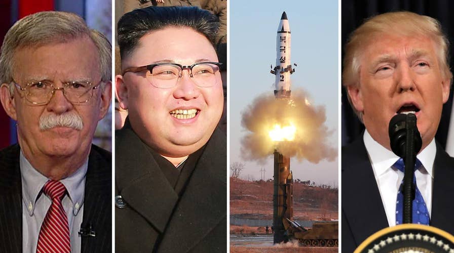 Bolton on Trump administration's first test from North Korea