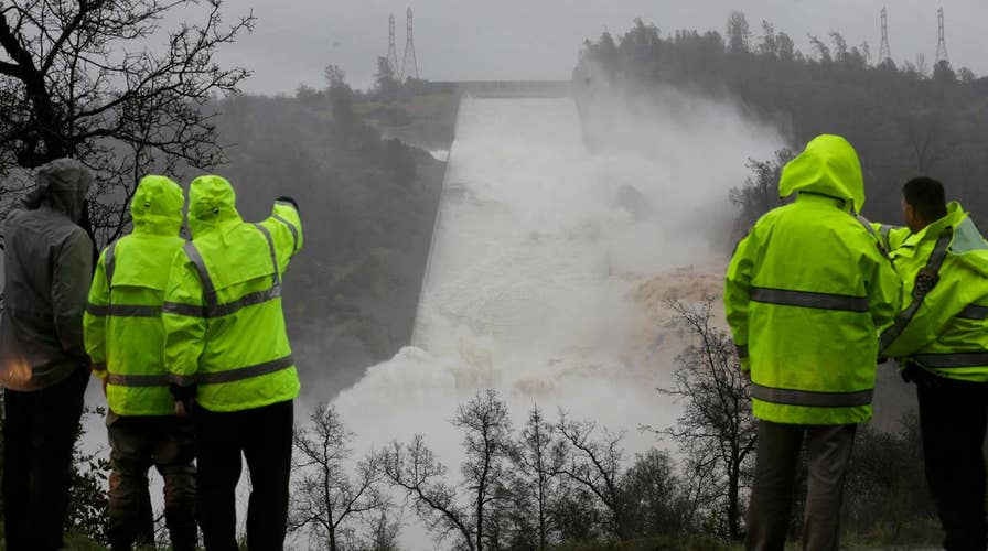 Crews work to patch up dam spillway, avoid catastrophe