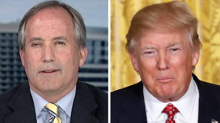 Texas attorney general talks supporting travel ban