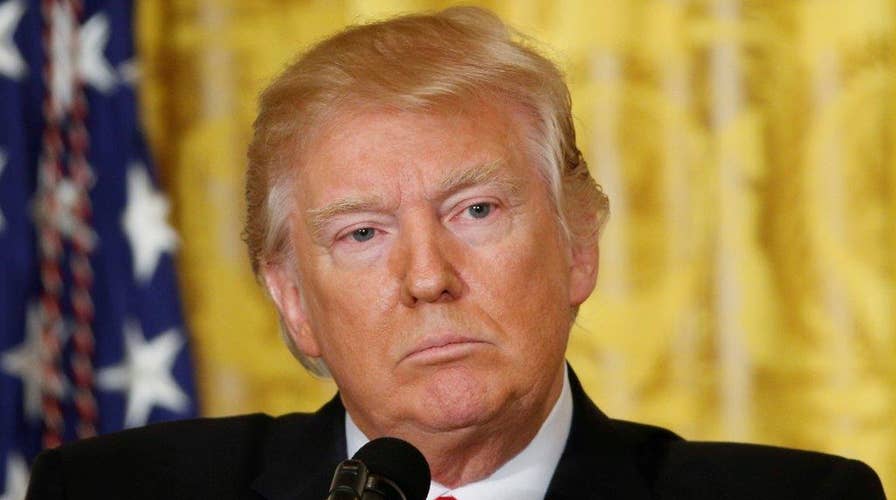 Trump references to his legislative timetable with Congress