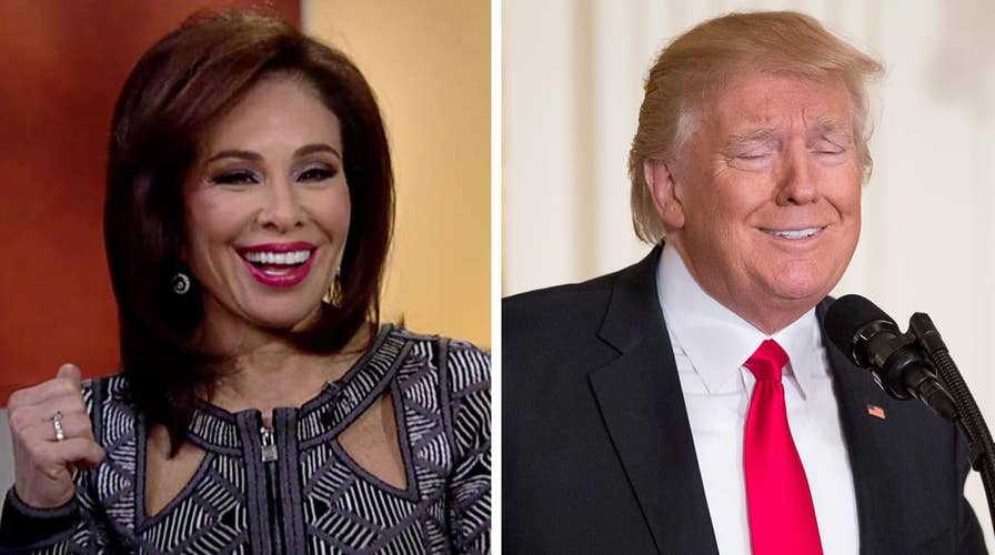 Judge Jeanine: If anyone can bring the media down it's Trump