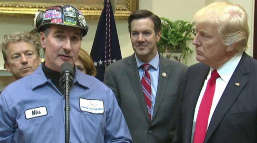 Coal miner thanks President Trump for removing regulations