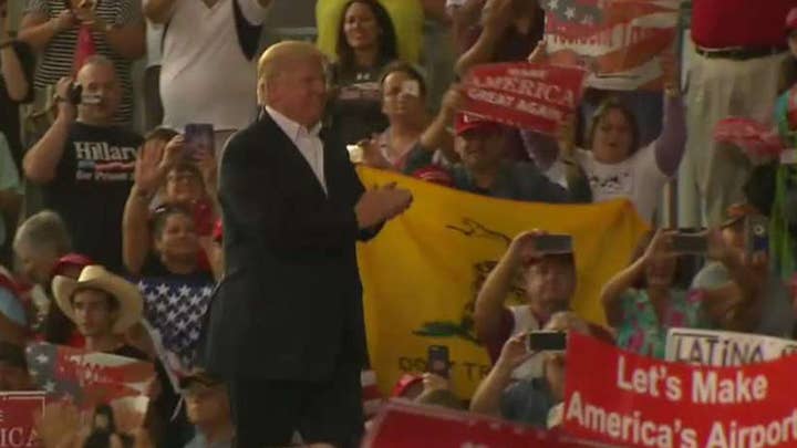 Was President Trump's rally message effective? 