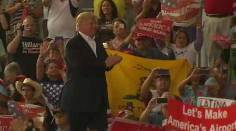 Was President Trump's rally message effective? 