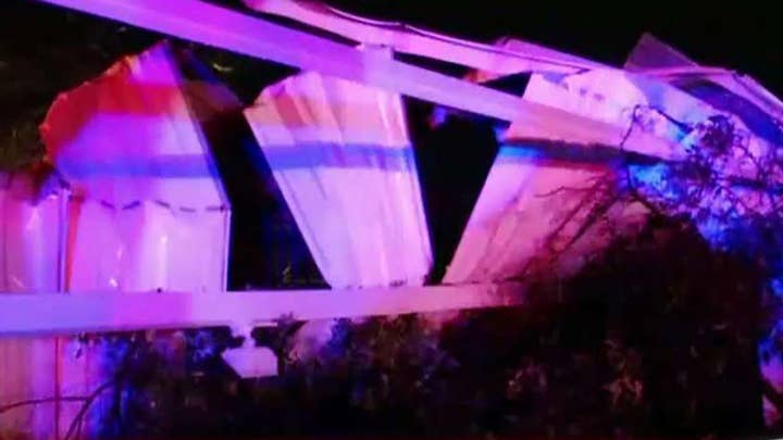 Possible tornado tears through Texas