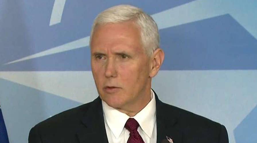 Pence: President Trump, US have strong support for NATO