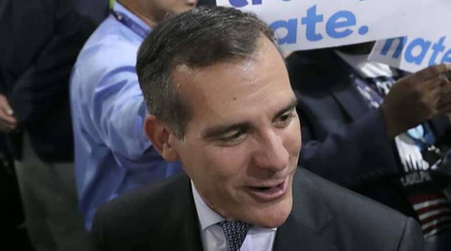 LA mayor faces criticism for not addressing rising crime