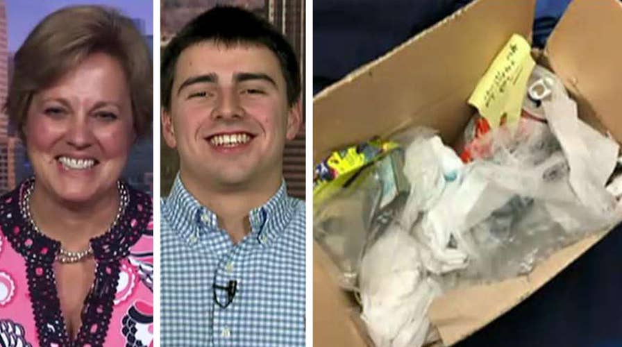 Fox Flash: Teen gets a care package of trash