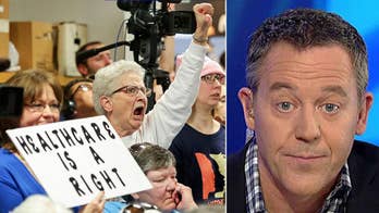 Gutfeld: Media change their tune on town hall protests