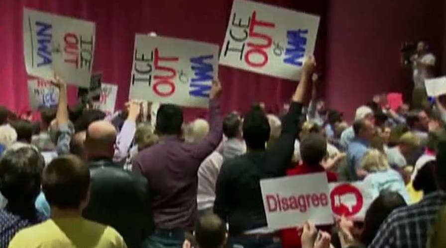 Angry voters continue to flood Republican town halls