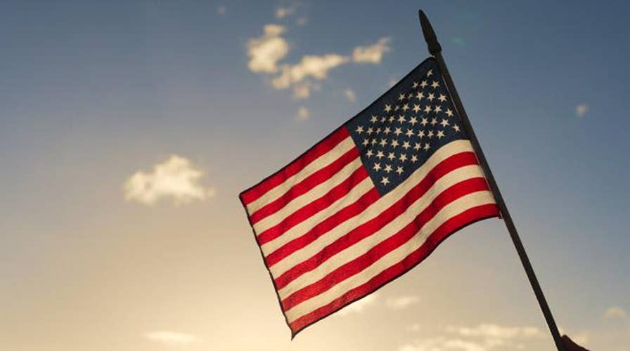 Army vet about to go on trial for posting American flags