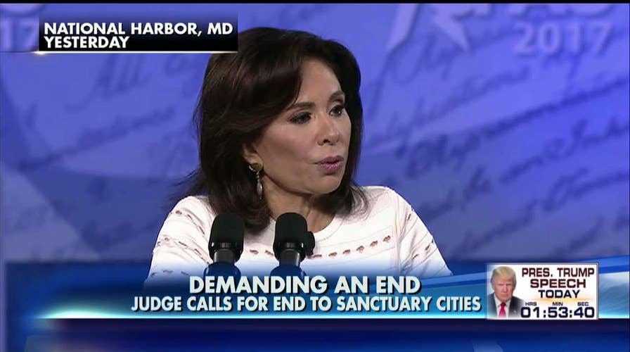 Judge Pirro speaks at CPAC