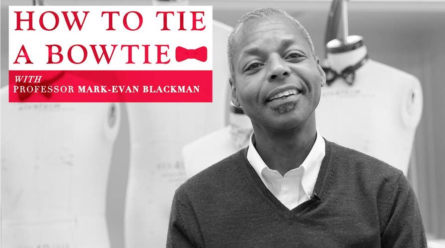 How to tie a bow tie