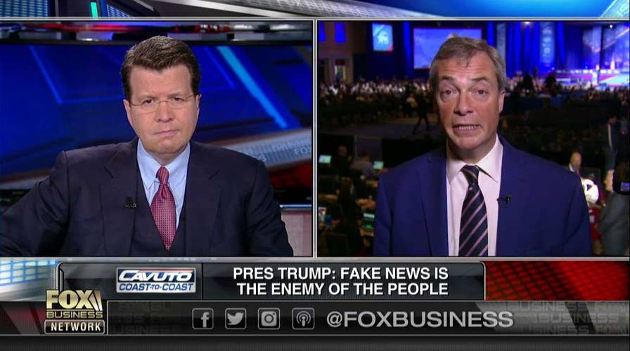 Nigel Farage joins Cavuto from CPAC