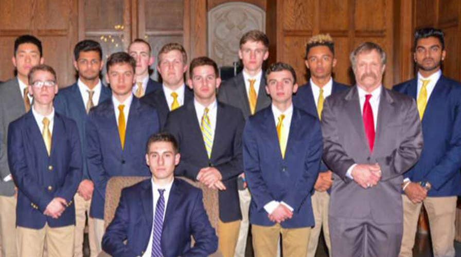 Fraternity initiates Vietnam veteran